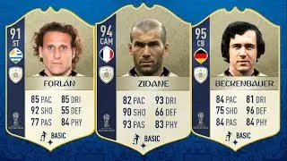 FIFA 18 World Cup Missing Icons w/ Zidane, Forlan, Kahn