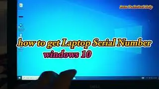 how to get laptop serial number windows 10 || Where is serial number for Dell Laptop