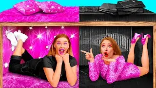 Секретный Домик Под Кроватью | Богатая vs Бедная Челлендж от BaRaDa Gold Challenge