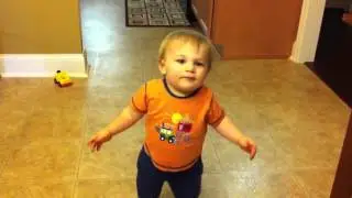 William Dancing to Elvis