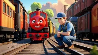 Timmy Train Rolls Away | Train Song for Kids | Nursery Rhymes and Preschool Learning