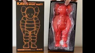 Complete Unboxing & Closeups of Orange Kaws What Party Chum Vinyl - Helps You To Identify Fakes