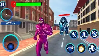 Venom Rope Hero City Battle | Venom Spider City Rescue - Android GamePlay