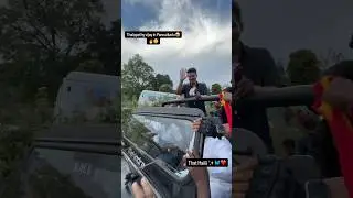 Thalapathi vijay tharisanam in kodaikanal ❤️🔥 #vijay #thalapathyvijay #vijayanna