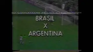 Chamada Brasil x Argentina pela Copa do Mundo 1982 (globo)