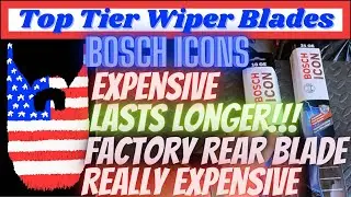 Top Tier Wiper Blades: Bosch Icons and Factory Rear