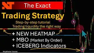 Tutorial on How to Trade Liquidity The Right way with Heatmap MBO Iceberg indicator on NinjaTrader