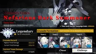 Calamity Codex - Nefarious Dark Summoner | Top 1 (5M) | Alchemy Stars