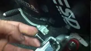 50 STUNT xr50/crf50 Street Peg installation