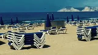 Benidorm the reopening of the beach