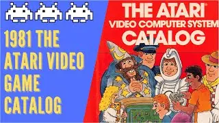 1981 Atari Console & Video Games Catalog - 1980's Retro Gaming