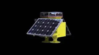 Night Marker Solar power aviation obstruction lights compliant ICAO FAA L864 aircraft warning lights