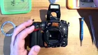 NIKON D7000 error eFF fix F-FO base plate replacement