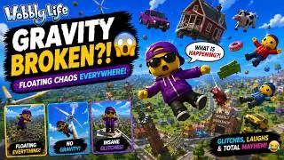 Wobbly Life GRAVITY BROKEN?! 😱🚀 Floating Chaos Everywhere!