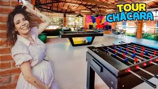 TOUR NA CHÁCARA *Cozinha e sala