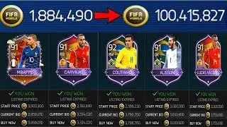 OMG 9 MASTERS IN 30 MINUTES ! GREATEST FIFA MOBILE SNIPING EVER