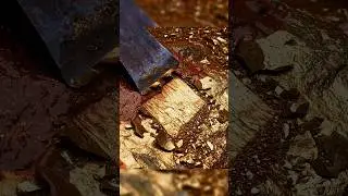 Gold Veins Emerging from Quartz in a Remote Area