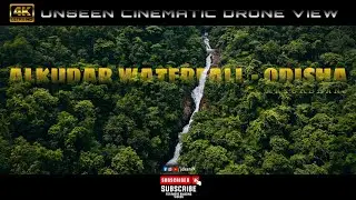 Alkudar waterfall odisha | Mayurbhanj's hidden gem | 4k drone view |Similipal National Park Treasure