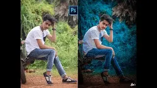 How To do Hard Retouch In Photoshop CC | Awesome Colour Grading | DeAdpixel 2018 | Sylen