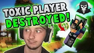 TOXIC PLAYER GETS DESTROYED! ( Hypixel Skywars )