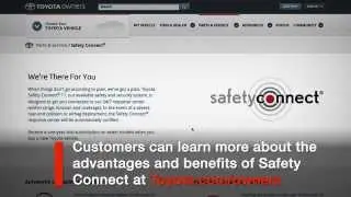 Camry How To  Safety Connect&reg;   2014 5 Toyota Camry