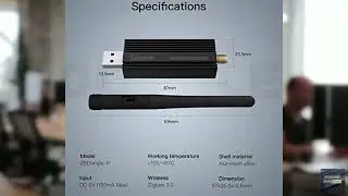 Review - SONOFF Zigbee 3.0 USB Dongle Plus Gateway, Universal Zigbee USB Gateway with Ant