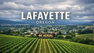 Lafayette, Oregon | A Peaceful Aerial View