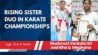 Rising Sister Duo in Karate Championships | Genius Book of Records | Joshitha & Meghana