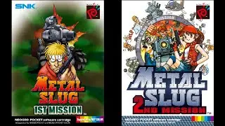 Jugando: Metal Slug 1st Mission / Metal Slug 2nd Mission.