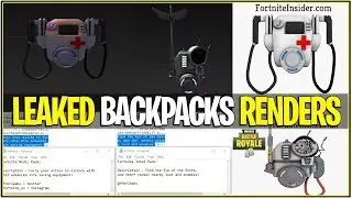*NEW* Fortnite: LEAKED INTEL/MEDIC BACKPACK IN-GAME! | (Data Mined)