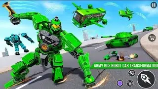 Army Bus Robot Car Game 3d - Android Gameplay