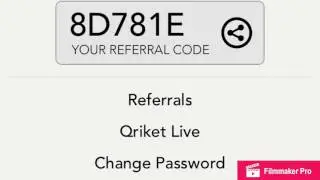 Qriket referral code
