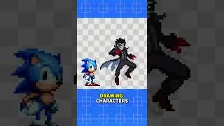 Джокер в стиле Sonic Mania! #пиксельное искусство #ретроигры #соник #игры #персона