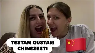PARTEA 2 : Măn&acirc;nc gustări chinezești pentru prima dată! 🥢 Reacții reale 😂