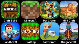 Craft Build Block,Minecraft,Pet Crafts,Mini Craft,Sandbox 3,Crafting and Building,FarmCraft