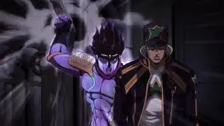 Star Platinum's first ORA in Stone Ocean