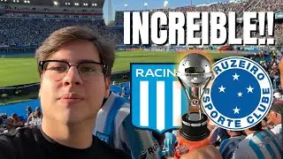 RACING VS CRUZEIRO DESDE EL ESTADIO!!