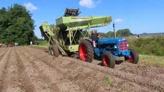 Fordson super major 6 cil met sterbo aardappel rooier