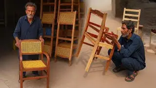 How Handmade Wooden Chairs Are Crafted in a Small Workshop | Chair&nbsp;Making&nbsp;Process