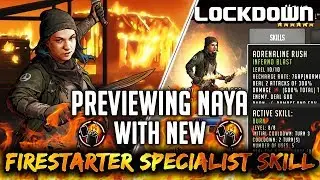 TWD RTS: Naya with new Firestarter Specialist Skill - The Walking Dead: Road to Survival