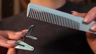 ASMR On The Back Of Your Head 💆&zwj;♀️ Hair brushing, scalp massage, clips (no talking, layered sounds)