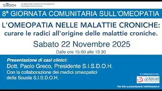 L&rsquo;Omeopatia nelle malattie croniche