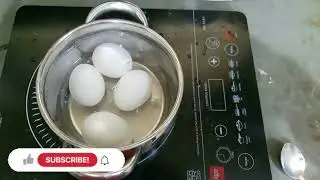 induction पर अंडे कैसे उबाले? how to boil eggs on induction?