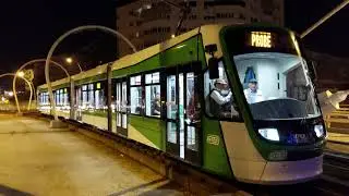 Noul Tramvai Astra Imperio #3802 în Probe pe Pasajul Basarab