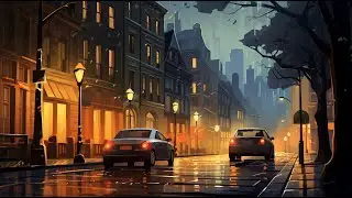 Winding Down -- 10 hours of Relaxing Piano and City Nighttime Ambiance