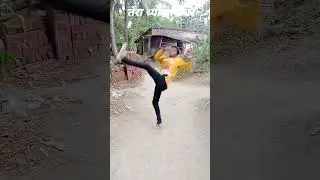Tera dhain kidhar hai a tera hero idhar hai || butterfly kick||😎😎