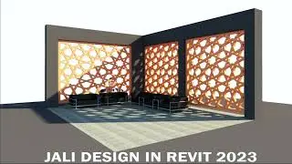 Create Islamic Pattern in Revit Architecture (Jali)