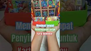 Make a storage place for Boboiboy cards #shorts #boboiboy #kartuboboiboy