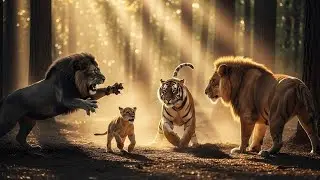 SIMBA & SHERE KHAN vs DARK LION | Shere Khan Saves Simba’s Family | Short Film