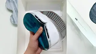 squish apple Vision pro | unboxing | tutorial [Paper diy]